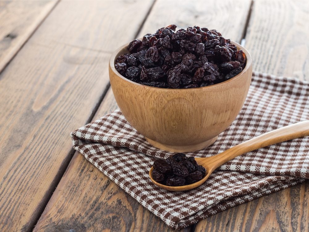 Eating raisins is a surprising home remedy for constipation.