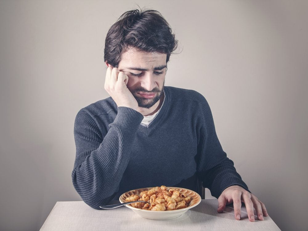 Loss of appetite is a sign of prostate cancer men should never ignore