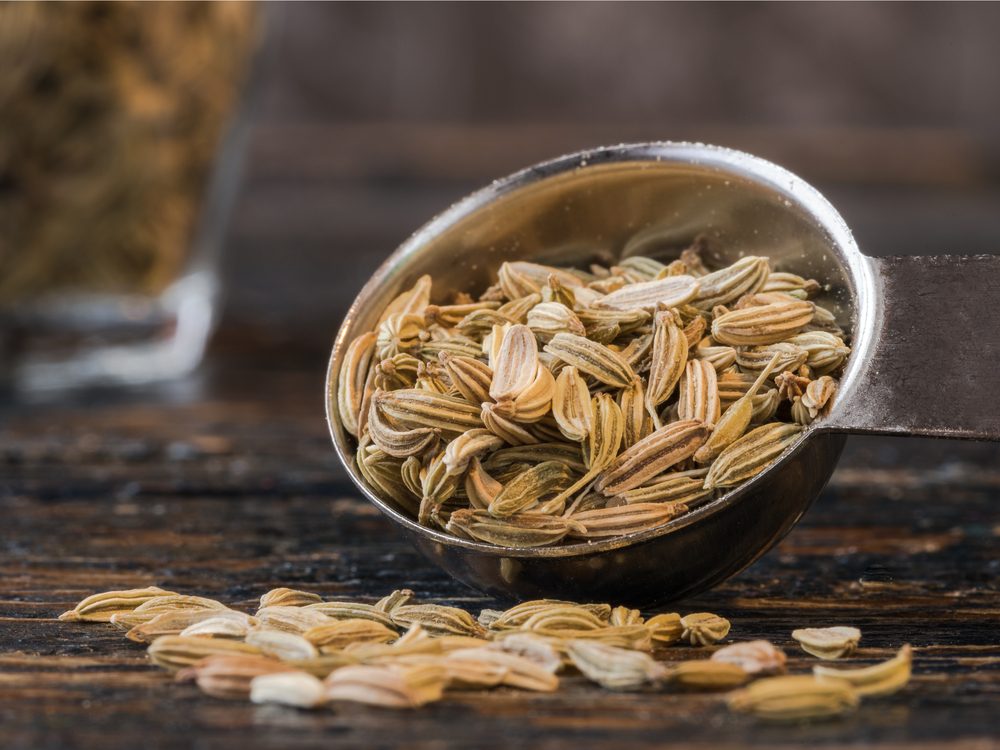Fennel seeds are a natural upset stomach home remedy.