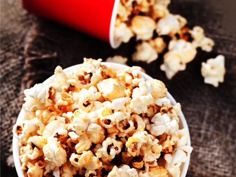 Kettle corn is a no-guilt healthy snack