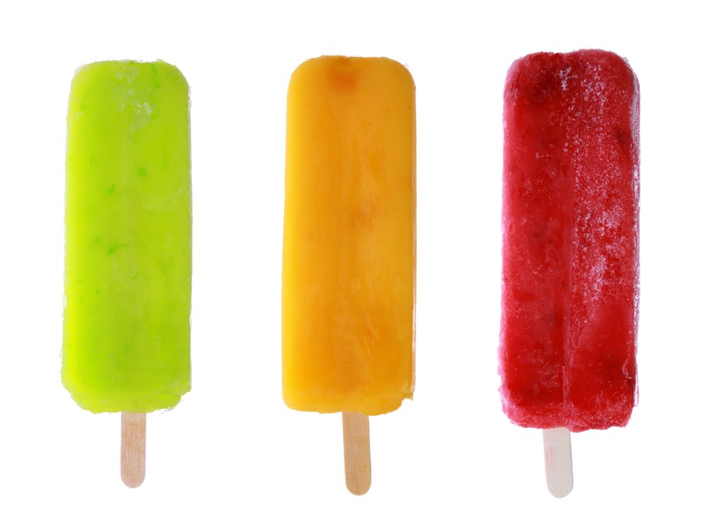 Premium frozen fruit bars are foods you should never buy again