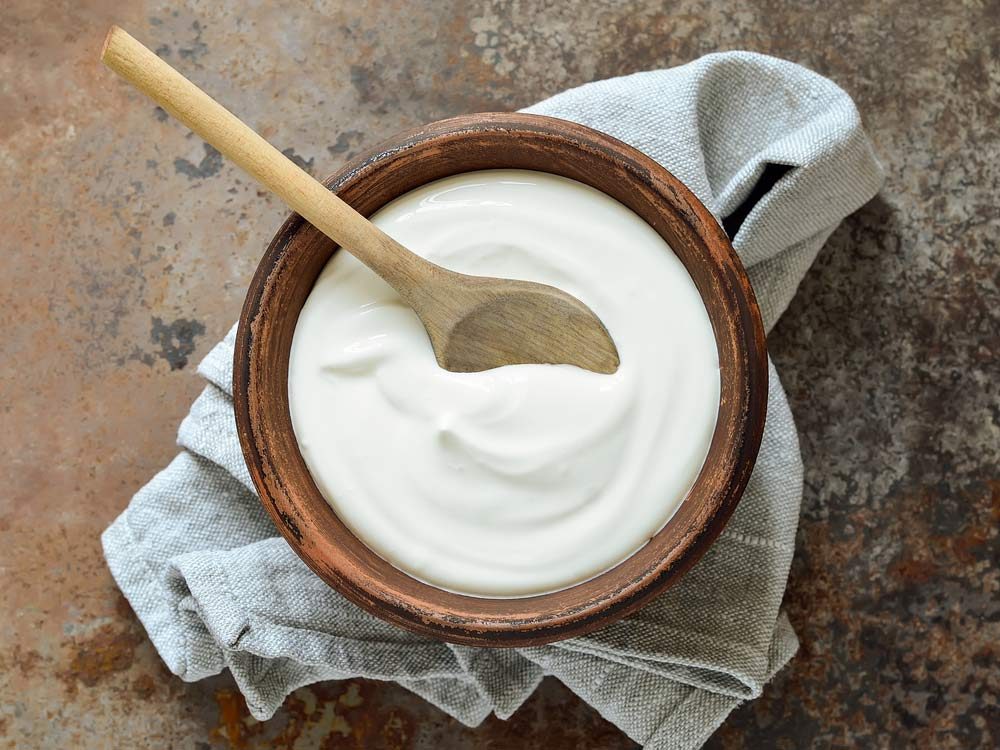 Use yogurt to even out your skin tone