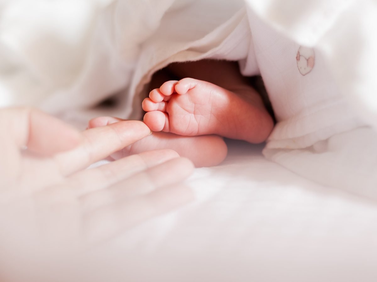 Queen Victoria facts - newborn baby feet