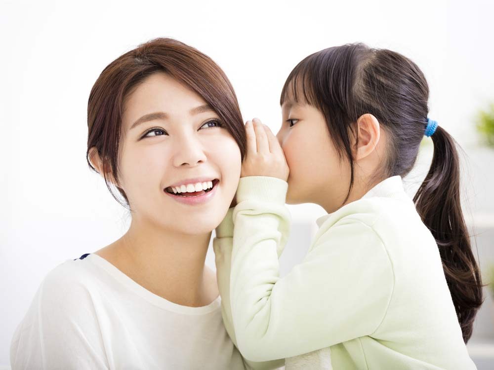 Japanese mother and daughter