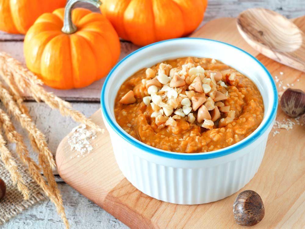 Use leftover pumpkin in oatmeal