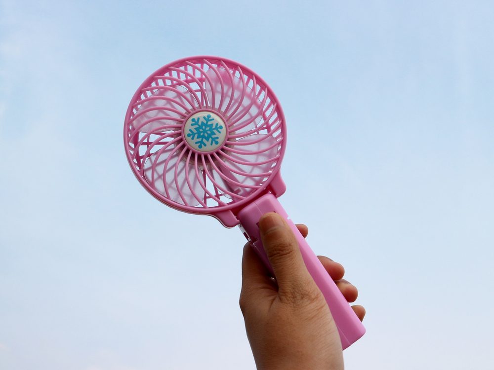 Wind is something mosquitoes hate. Carry a small fan