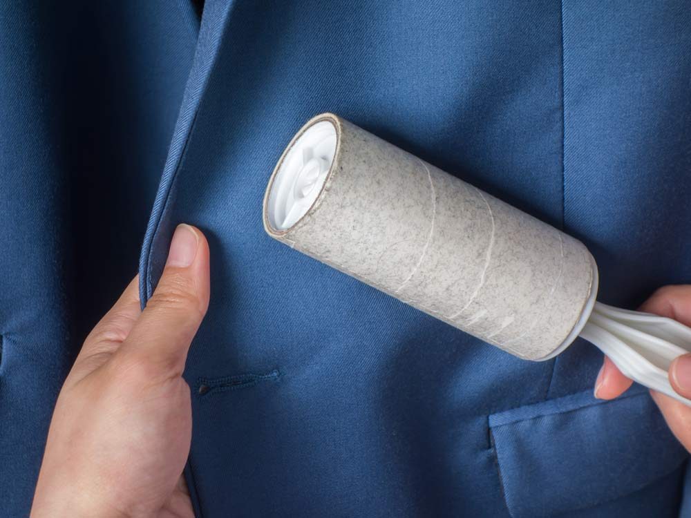 Use lint rollers to get rid of pesky hair