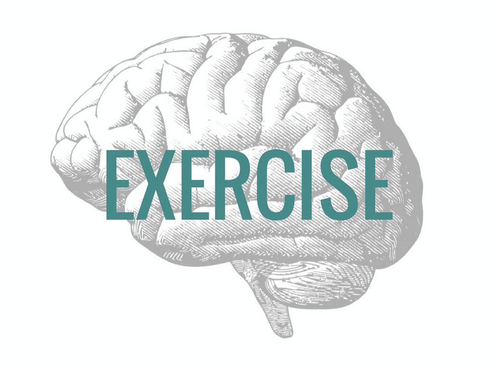 Exercise to calm down your brain
