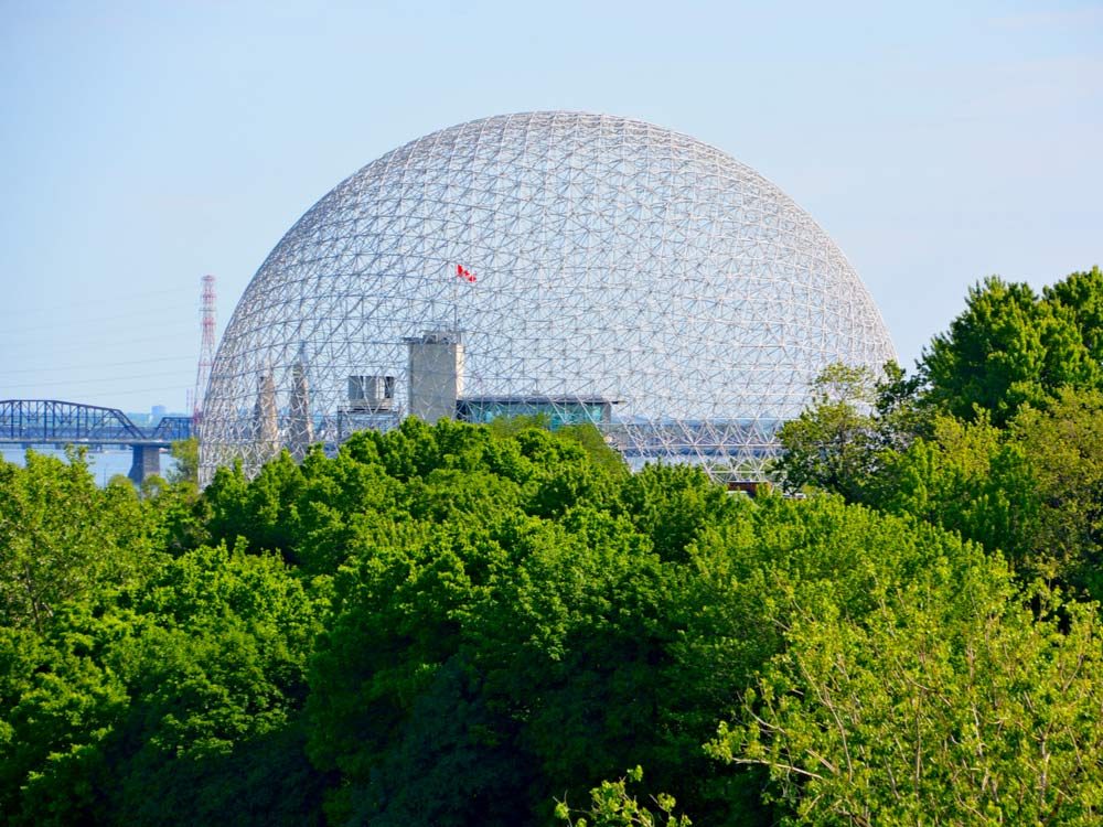 Expo 67 biosphere in Montreal