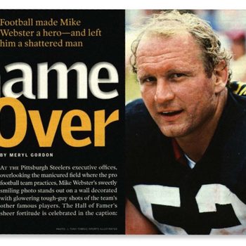 Late football player Mike Webster