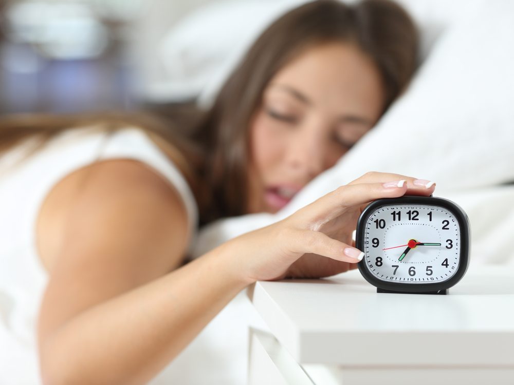 Don't stray from your normal sleep schedule