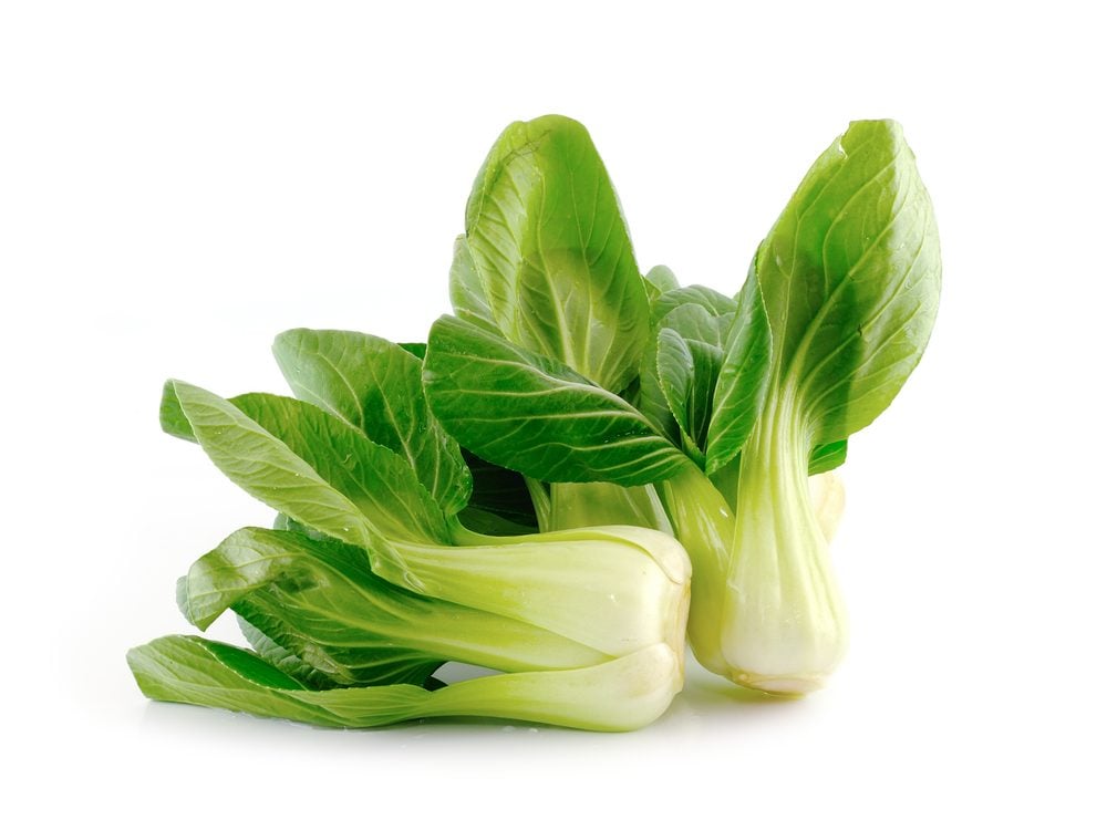 Bok choy is a calcium-rich food that will help your burn fat