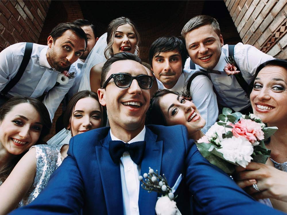 Wedding selfie