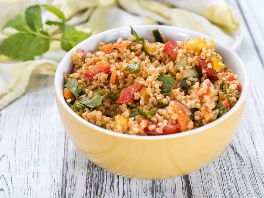 Every week, try one "exotic" grain to increase your dietary fibre