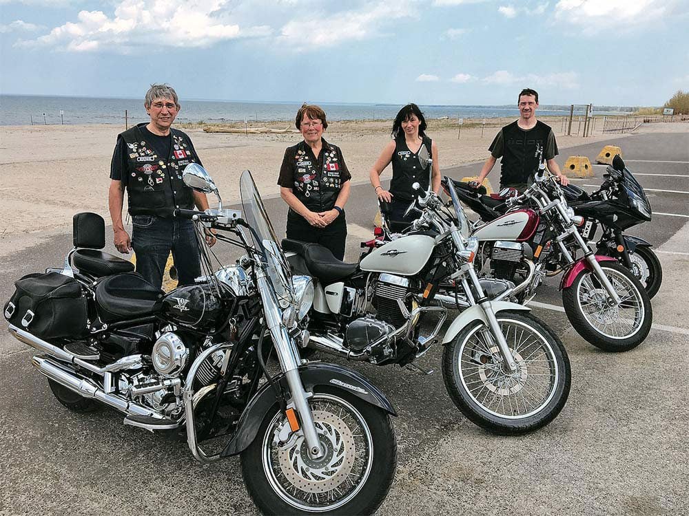 Family that rides together - Anderson family on motorcycles