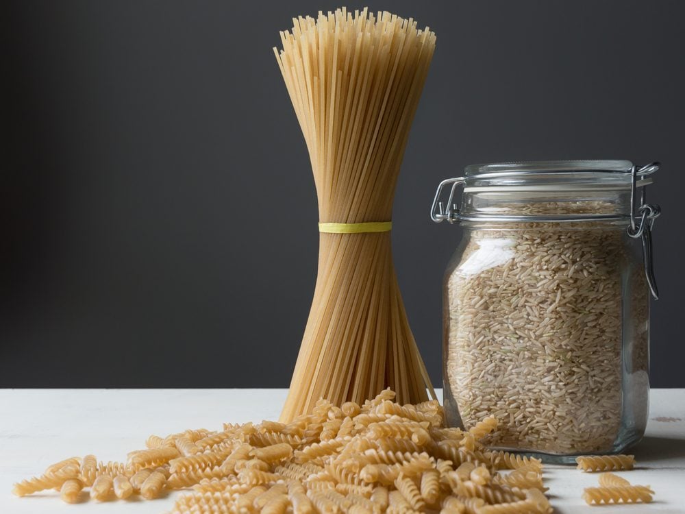 Brown rice pasta is a healthy pasta alternative