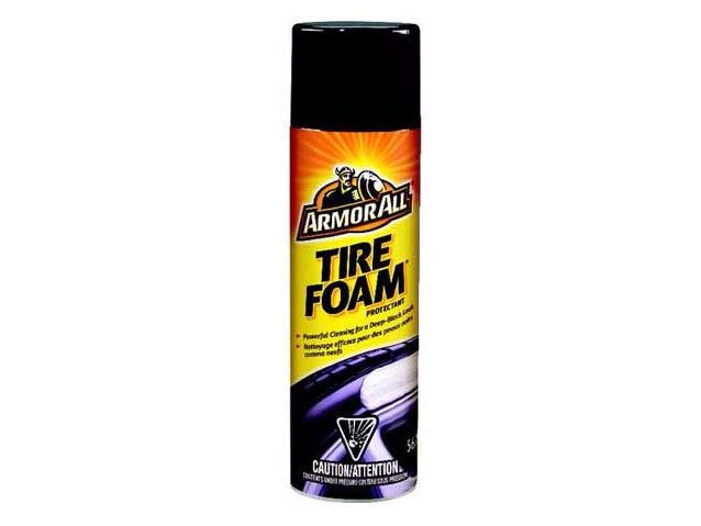 Car cleaning accessories: Armor All tire cleaner