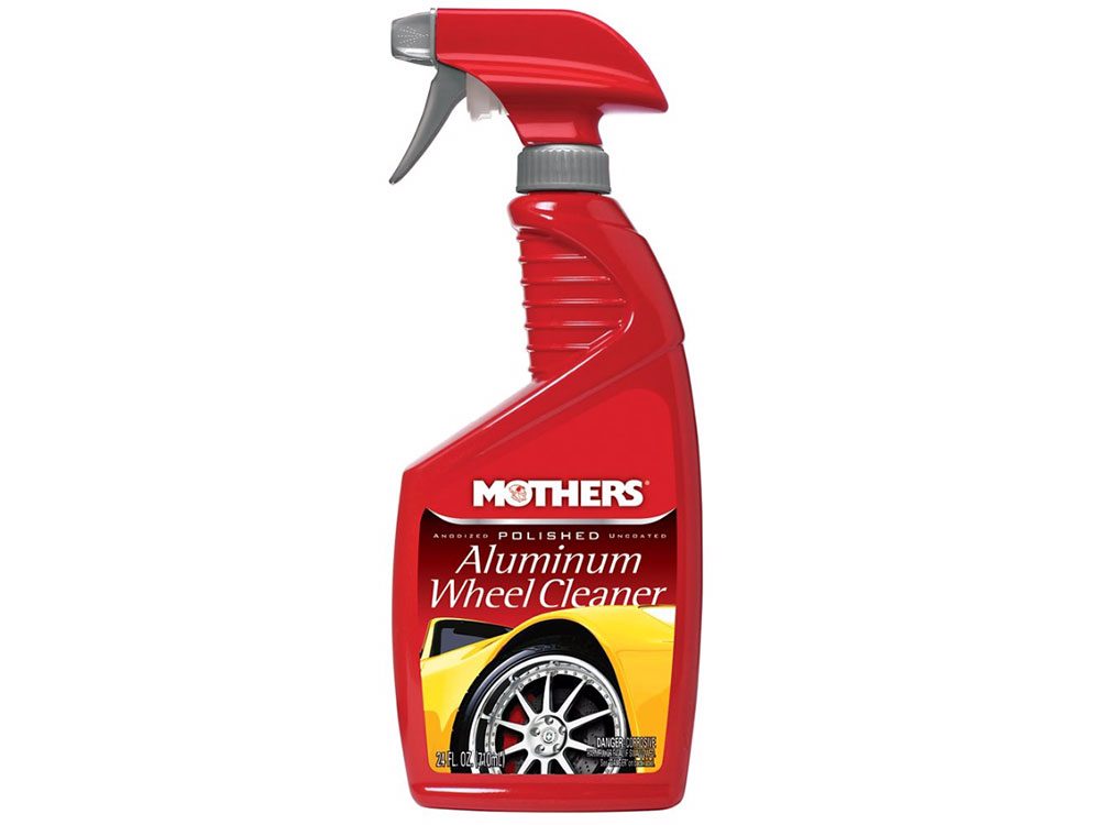 Car cleaning accessories: Mother's polished aluminum wheel cleaner