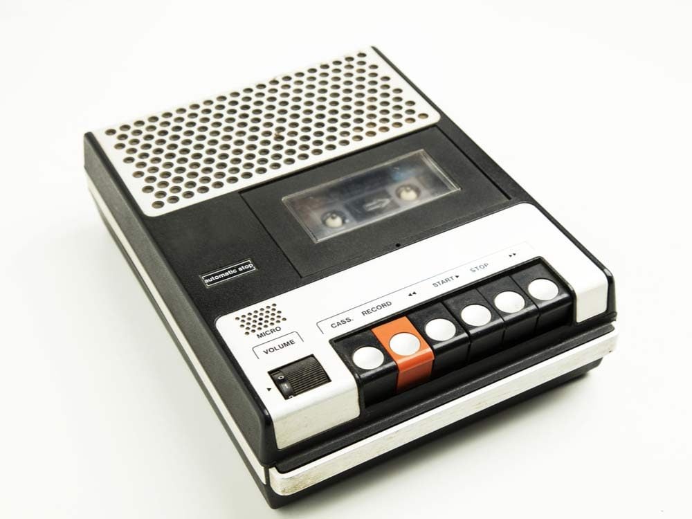 Vintage tape recorder
