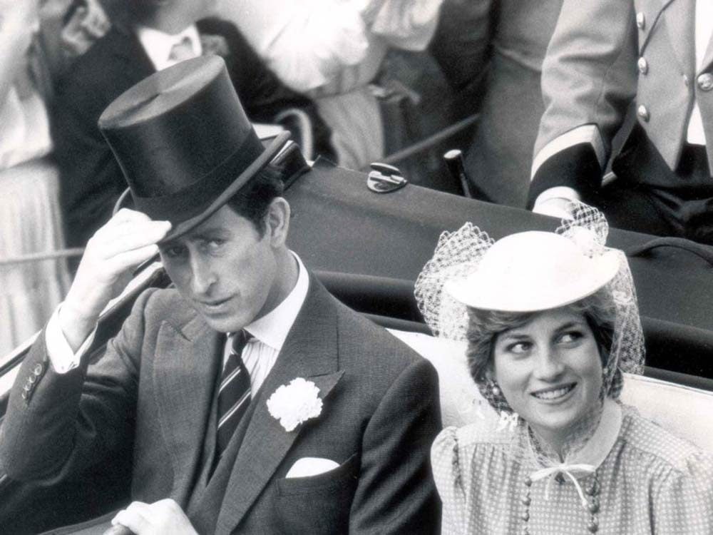 Princess Diana and Prince Charles on their wedding day