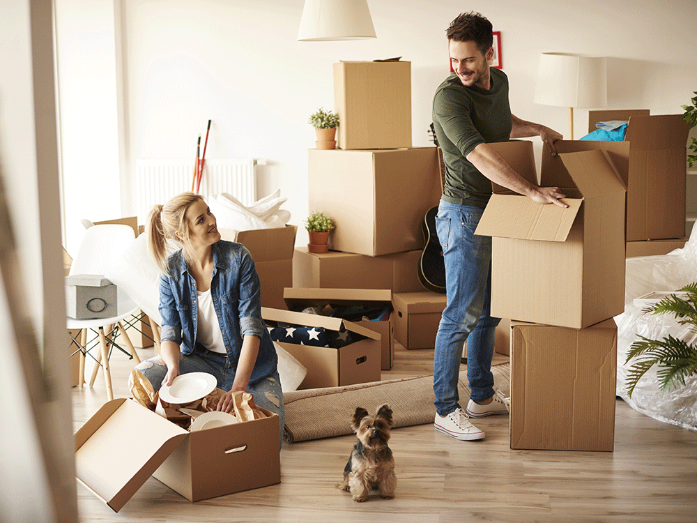 Most Canadians will move around five times throughout their lives.