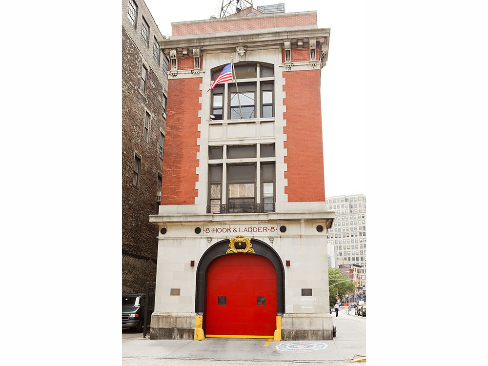 Ghostbusters fire hall, New York City