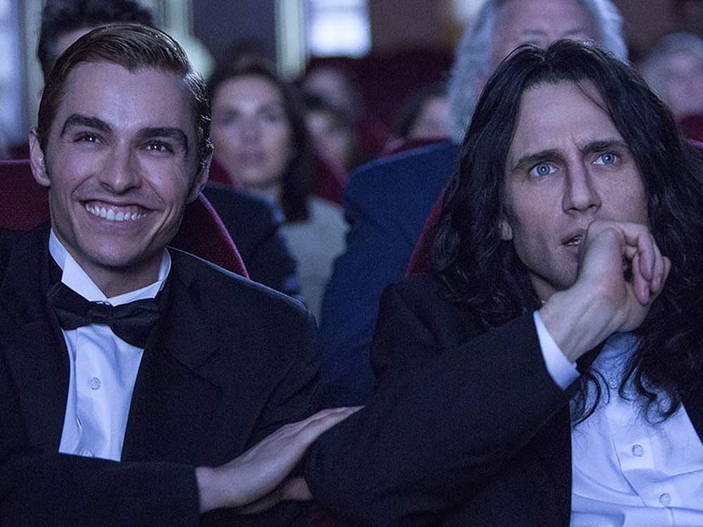 Dave Franco and James Franco in "The Disaster Artist"