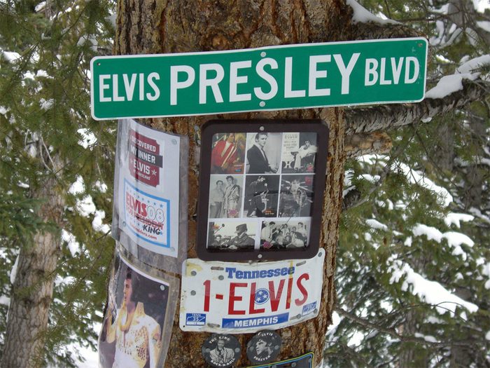 Elvis Presley shrine, Aspen, Colorado