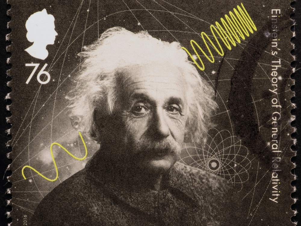 Albert Einstein postage stamp