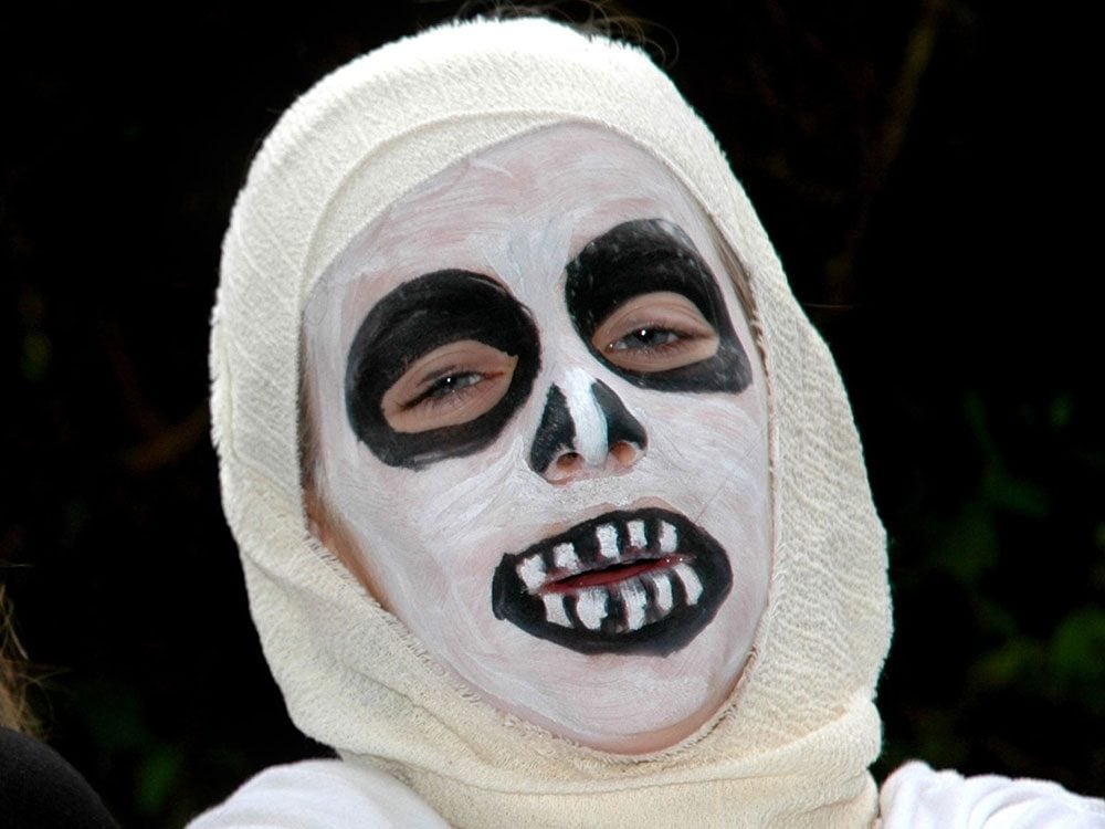 Mummy Face Paint
