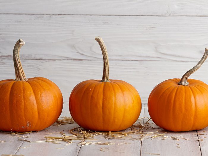 Store your pumpkin in a cool, dry place