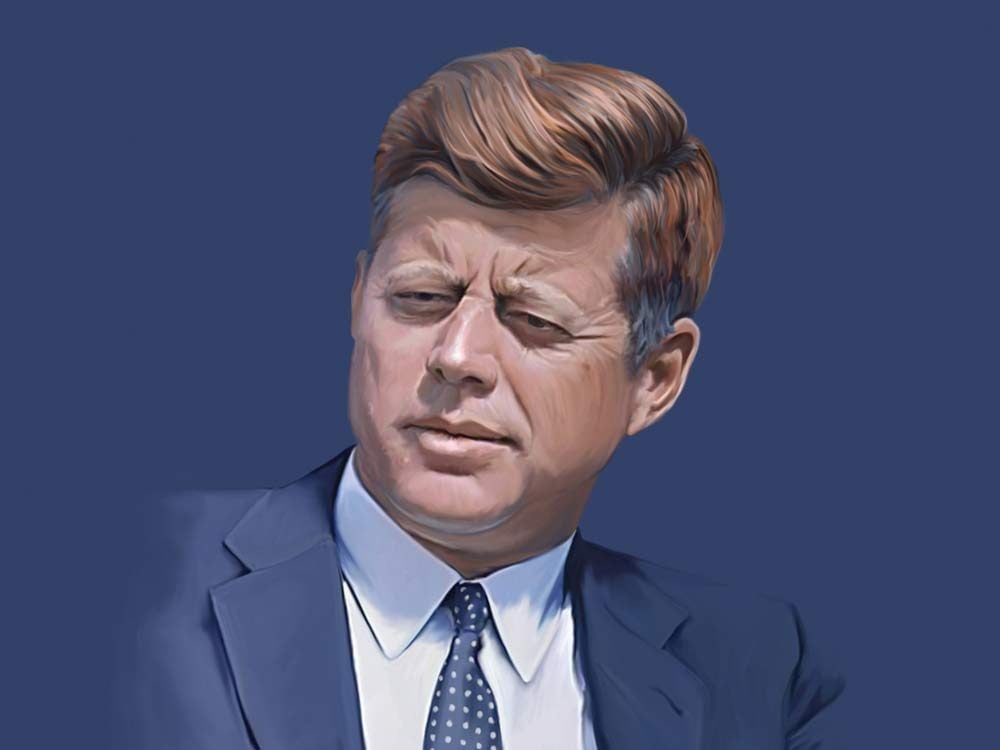Painting of John F. Kennedy