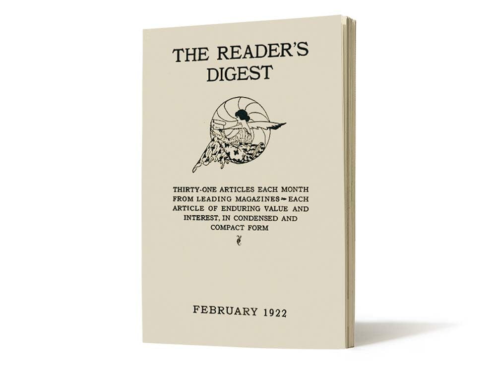 First issue of Reader's Digest