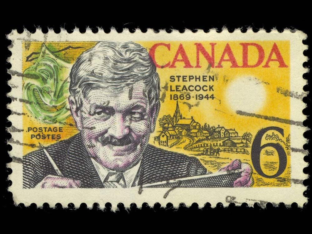 Stephen Leacock stamp