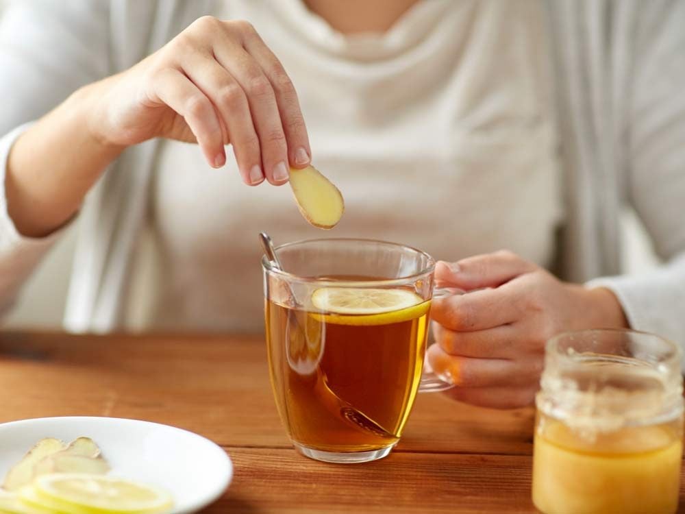 Drinking home tea remedy