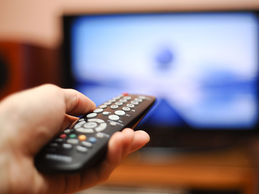 Germs on TV remotes