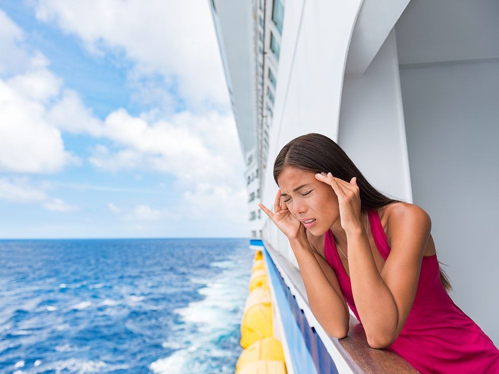 Motion sickness cures work for sea sickness too