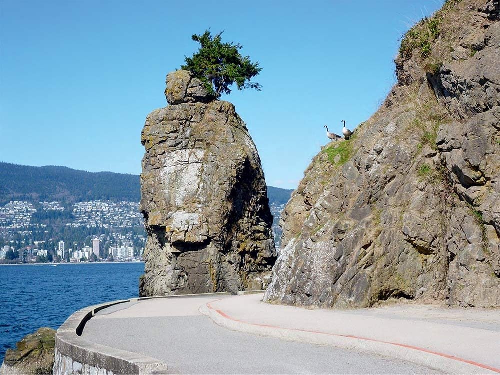 Siwash Rock in Vancouver