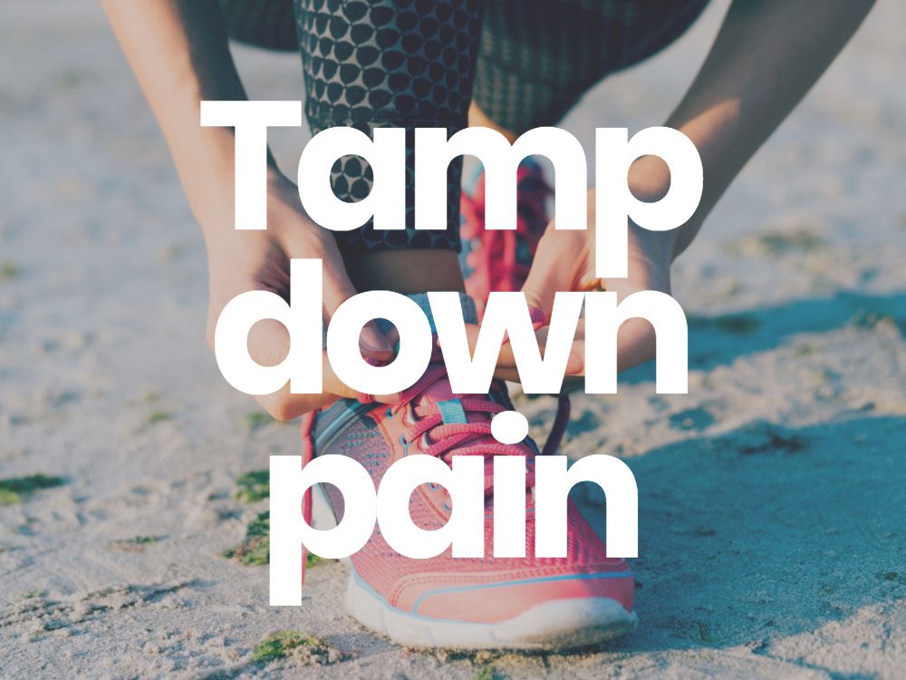 Tamp down pain