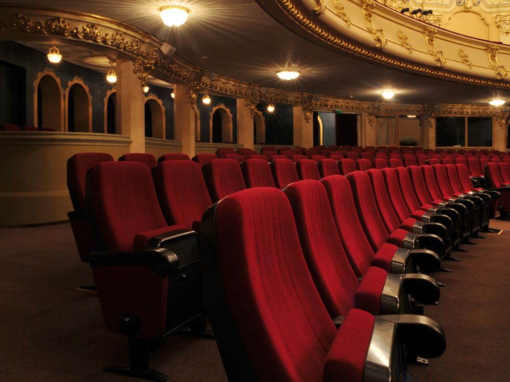 Seating in opera house