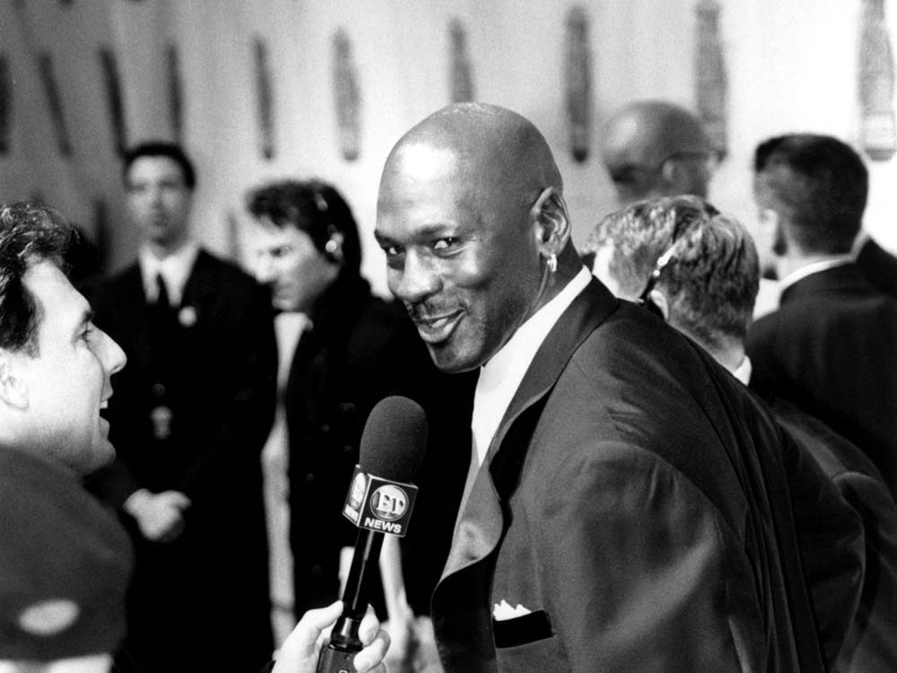 Former NBA player Michael Jordan