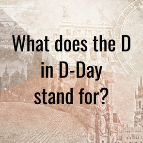 History questions - What does the D in D-Day stand for?