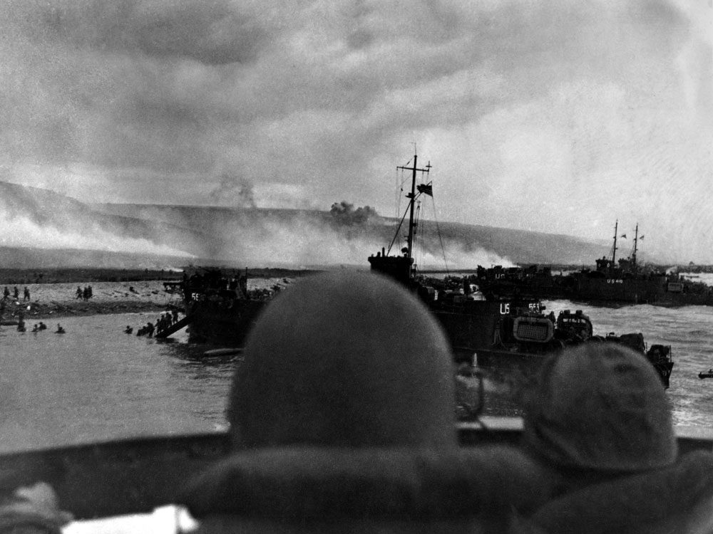 Normandy landings in WWII