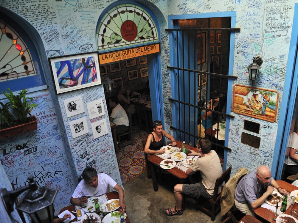 Mojito bar in Havana, Cuba
