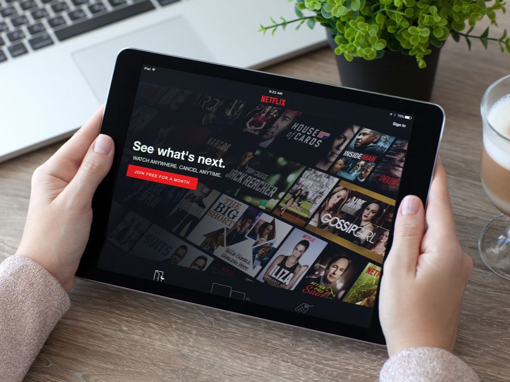 Netflix on iPad
