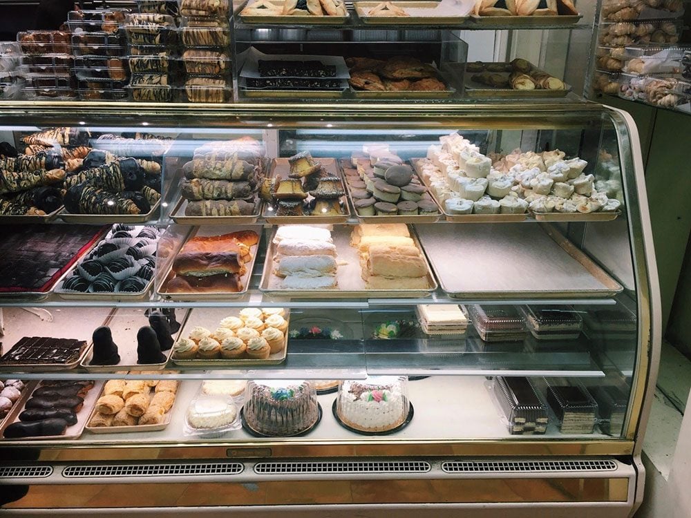 Pastries at Boulangerie Cheskie in Montreal