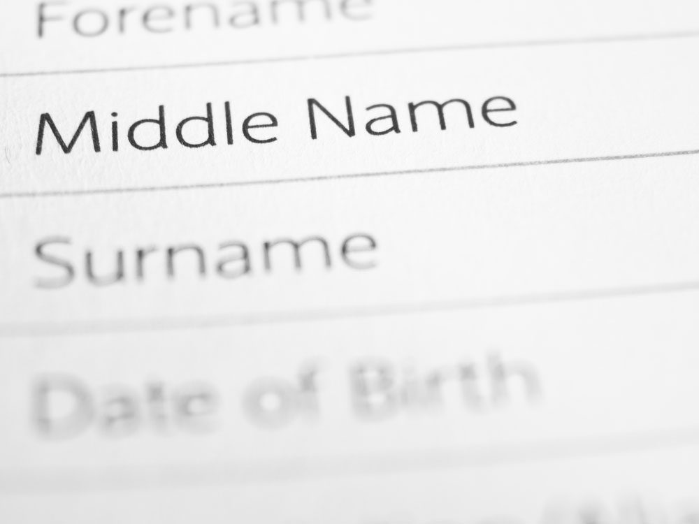 Middle names