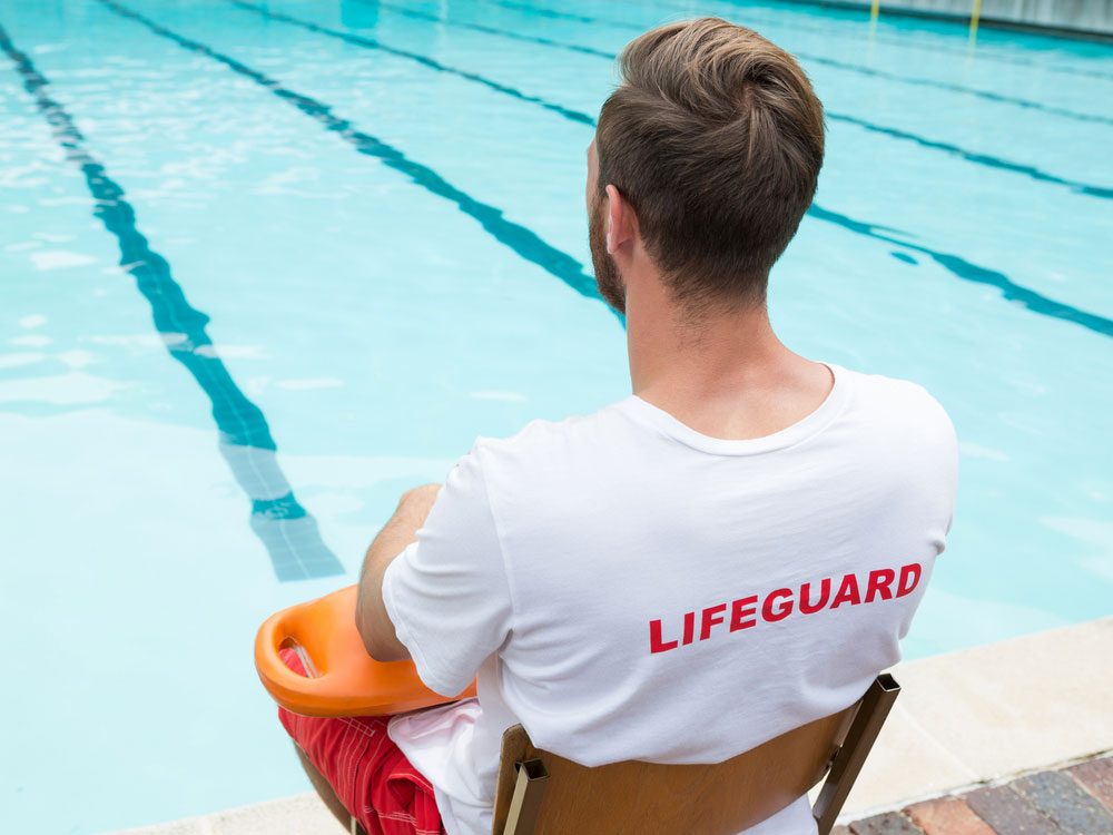 Lifeguard on watch