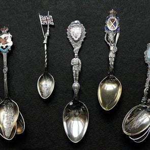 Spoon collection - several souvenir spoons