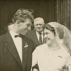 Marriage advice from the 1950s - Young couple on their wedding day